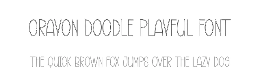 Crayon Doodle Playful Font by andikastudio — Display Font