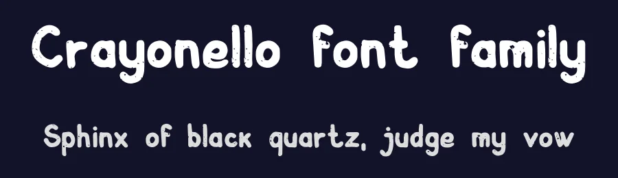 Crayonello font family by itypeface — Display Font — thumbnail 2