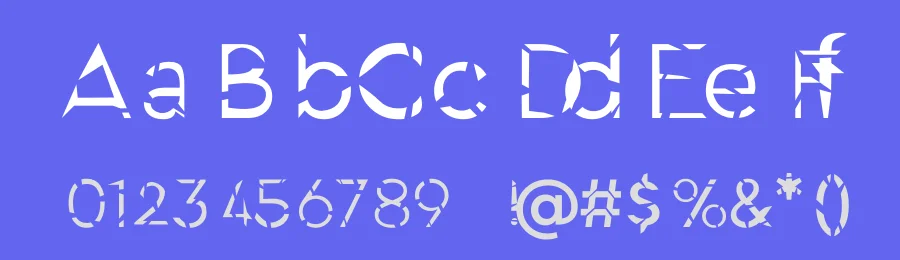 Crazy Broken Font by CoFonts — Display Font — thumbnail 3