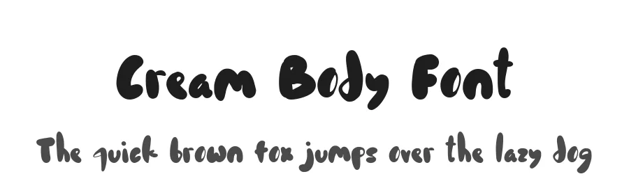 Cream Body Font by Tera Asset Garage — Script Handwritten Font