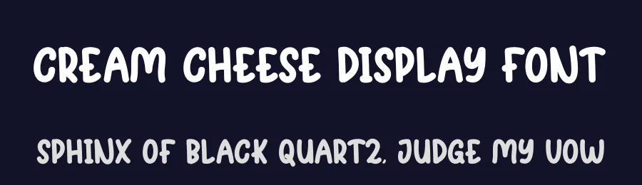 Cream Cheese Display Font by andikastudio — Display Font — thumbnail 2