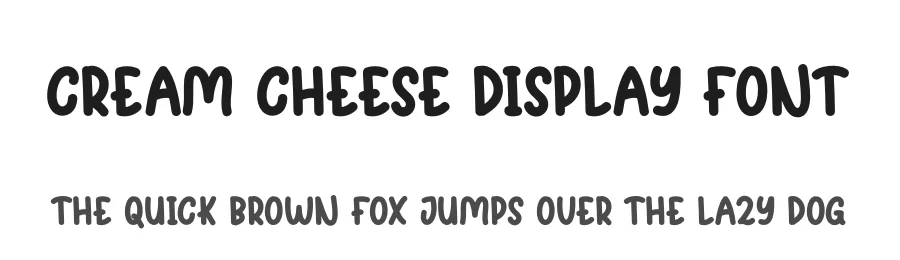 Cream Cheese Display Font by andikastudio — Display Font