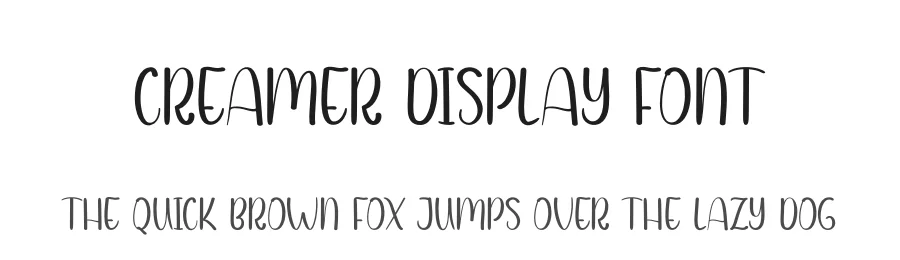 Creamer Display Font by andikastudio — Display Font
