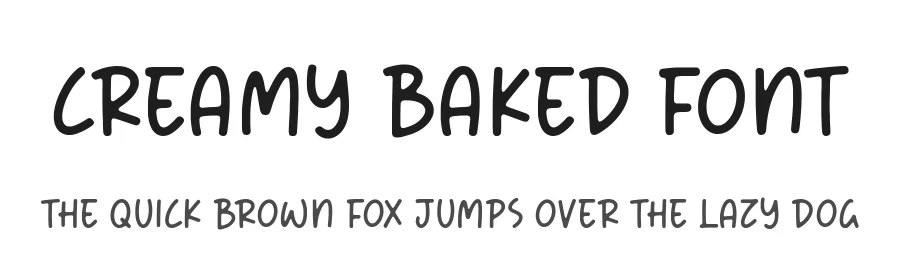 Creamy Baked Font by Timur type — Script Handwritten Font
