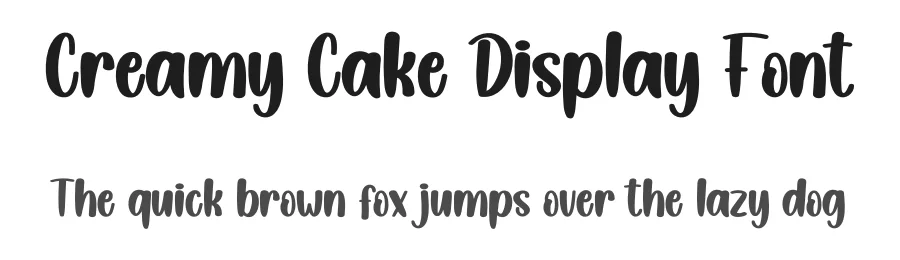 Creamy Cake Display Font by creativeletter — Display Font