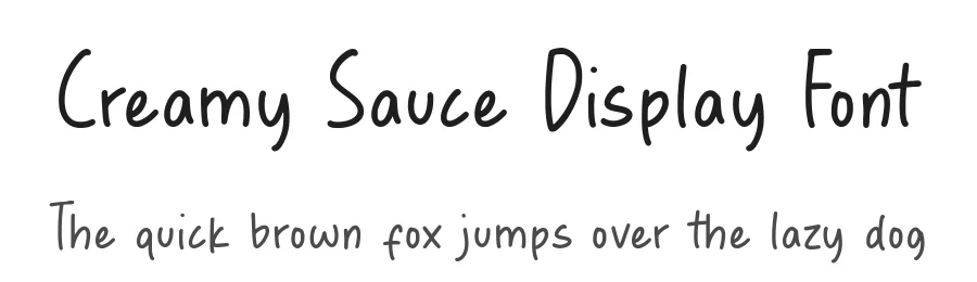 Creamy Sauce Display Font by Timur type — Decorative Font