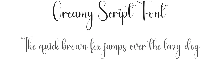 Creamy Script Font by andikastudio — Script Handwritten Font