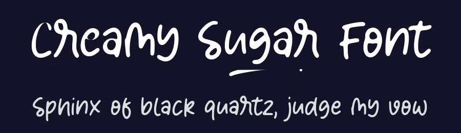 Creamy Sugar Font by AesthericaStudio — Decorative Font — thumbnail 2