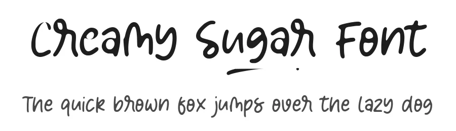 Creamy Sugar Font by AesthericaStudio — Decorative Font