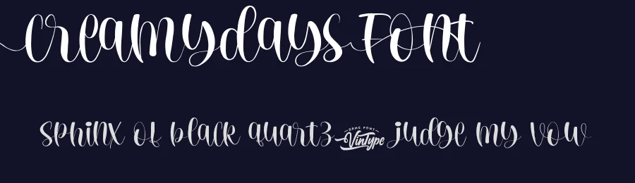 Creamydays Font by VinType — Script Handwritten Font — thumbnail 2