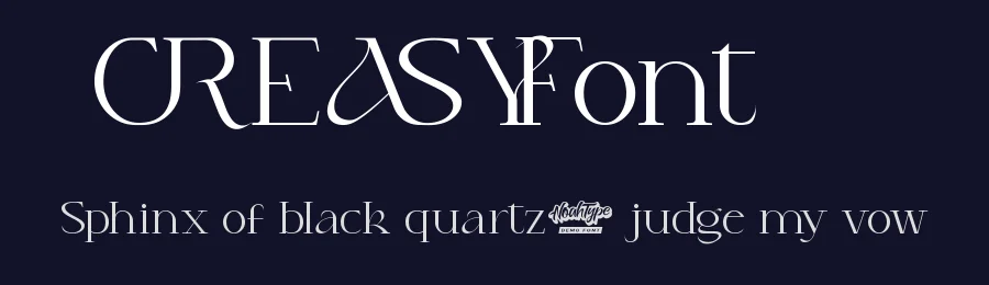 Creasy Font by noahtype — Display Font — thumbnail 2