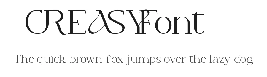 Creasy Font by noahtype — Display Font