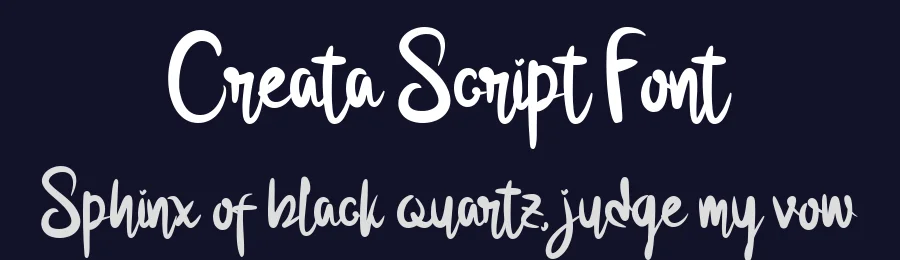 Creata Script Font by GlyphStyle — Script Handwritten Font — thumbnail 2