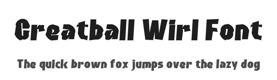 Creatball Wirl Font by ffeeaarr — Display Font