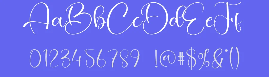 Create Calligraphy Font by creativeletter — Script Handwritten Font — thumbnail 3