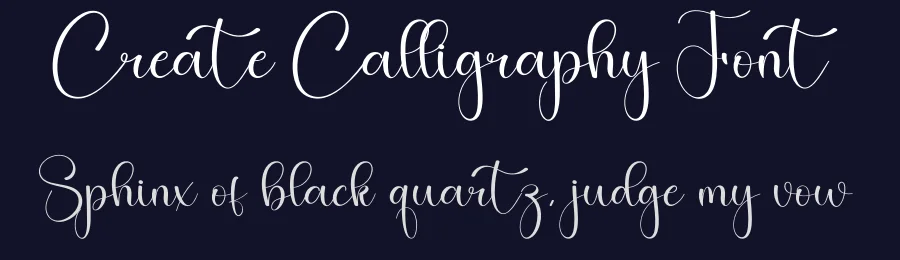 Create Calligraphy Font by creativeletter — Script Handwritten Font — thumbnail 2