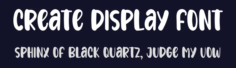 Create Display Font by inermediaSTUDIO — Display Font — thumbnail 2