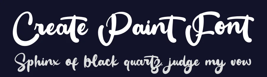 Create Paint Font by stylishtype.co — Script Handwritten Font — thumbnail 2