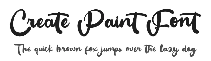 Create Paint Font by stylishtype.co — Script Handwritten Font