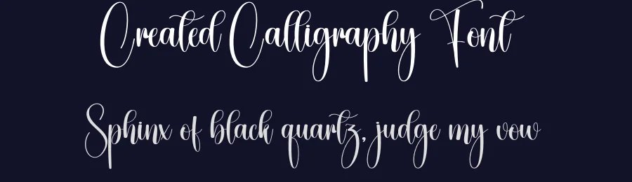 Created Calligraphy Font by andikastudio — Script Handwritten Font — thumbnail 2