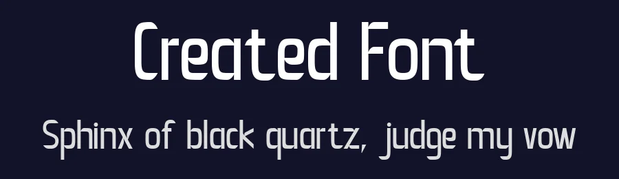 Created Font by Muksal Creative — Sans Serif Font — thumbnail 2