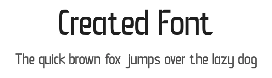 Created Font by Muksal Creative — Sans Serif Font