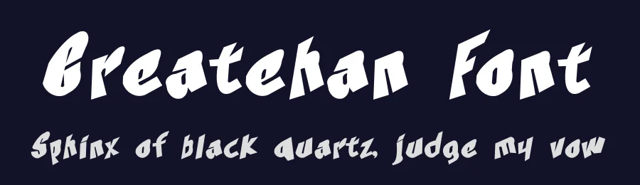 Createhan Font by ffeeaarr — Display Font — thumbnail 2