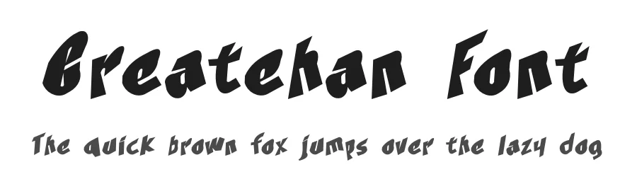 Createhan Font by ffeeaarr — Display Font