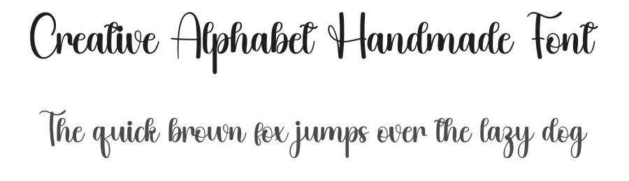 Creative Alphabet Handmade Font by inermediaSTUDIO — Script Handwritten Font