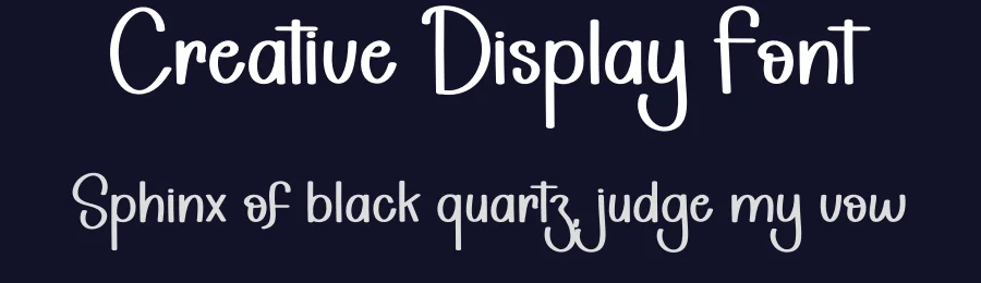 Creative Display Font by freshtypeink — Display Font — thumbnail 2