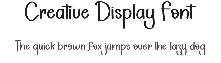 Creative Display Font by freshtypeink — Display Font
