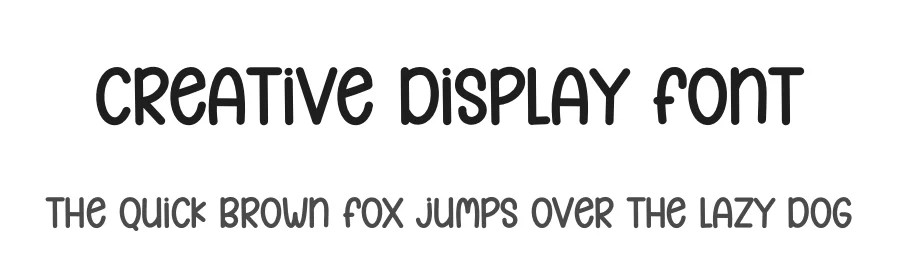 Creative Display Font by andikastudio — Display Font