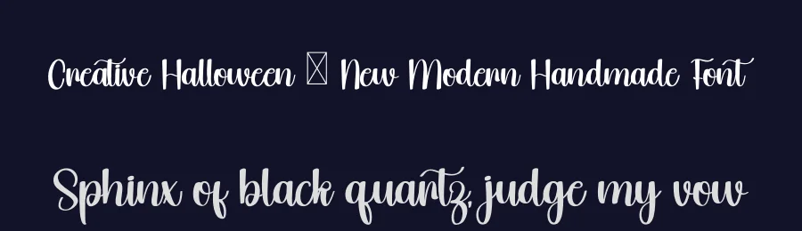 Creative Halloween – New Modern Handmade Font by inermediaSTUDIO — Script Handwritten Font — thumbnail 2