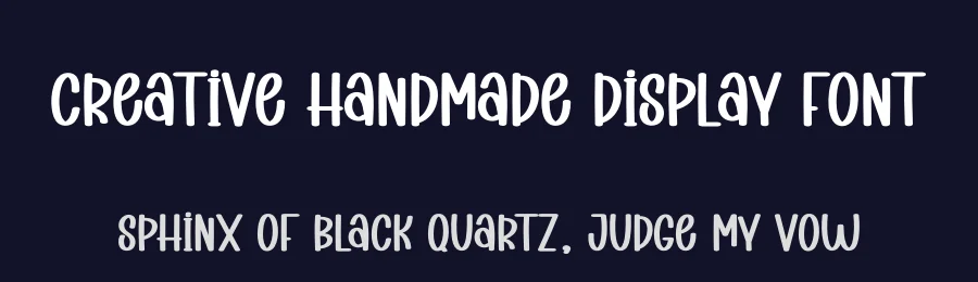 Creative Handmade Display Font by creativeletter — Display Font — thumbnail 2