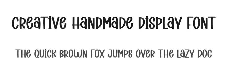 Creative Handmade Display Font by creativeletter — Display Font