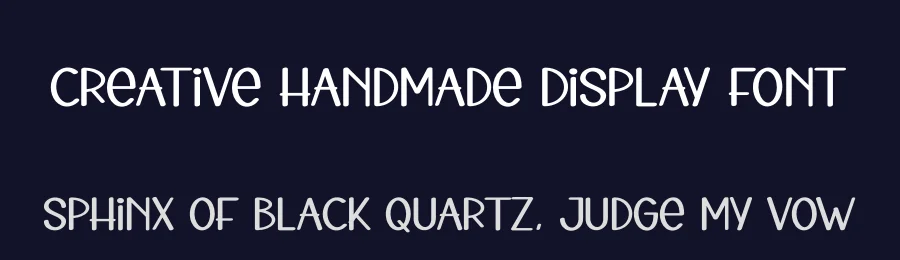 Creative Handmade Display Font by creativeletter — Display Font — thumbnail 2