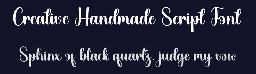 Creative Handmade Script Font by creativeletter — Script Handwritten Font — thumbnail 2