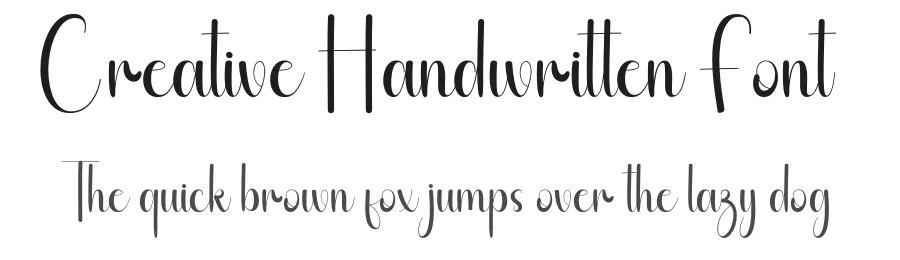 Creative Handwritten Font by andikastudio — Script Handwritten Font