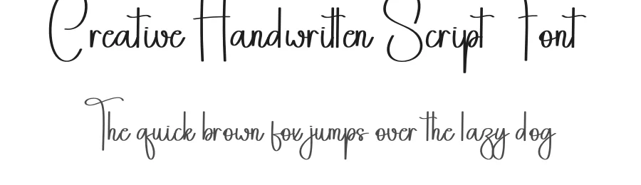 Creative Handwritten Script Font by andikastudio — Script Handwritten Font