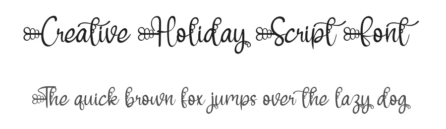 Creative Holiday Script Font by creativeletter — Script Handwritten Font