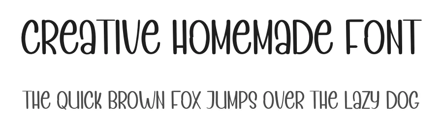 Creative Homemade Font by inermediaSTUDIO — Display Font