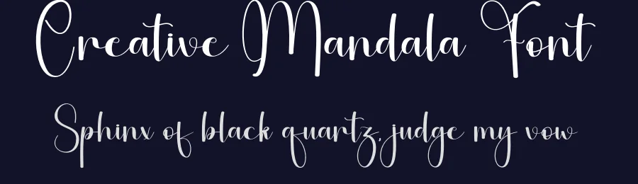 Creative Mandala Font by andikastudio — Script Handwritten Font — thumbnail 2