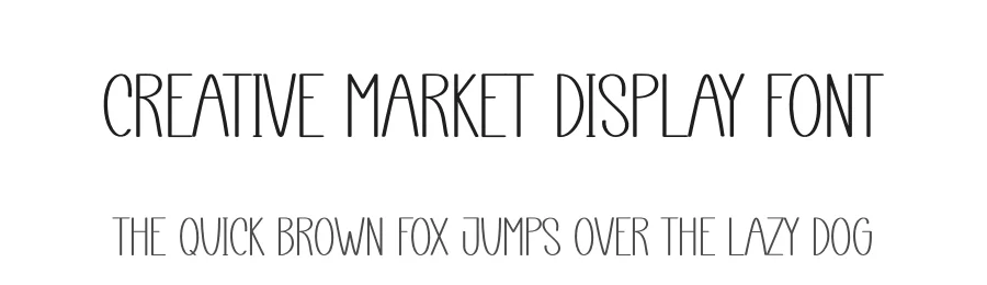 Creative Market Display Font by andikastudio — Display Font