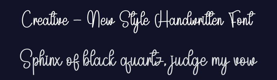 Creative – New Style Handwritten Font by andikastudio — Script Handwritten Font — thumbnail 2