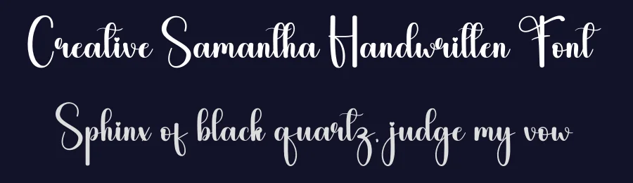 Creative Samantha Handwritten Font by andikastudio — Script Handwritten Font — thumbnail 2