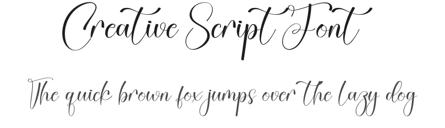 Creative Script Font by creativeletter — Script Handwritten Font