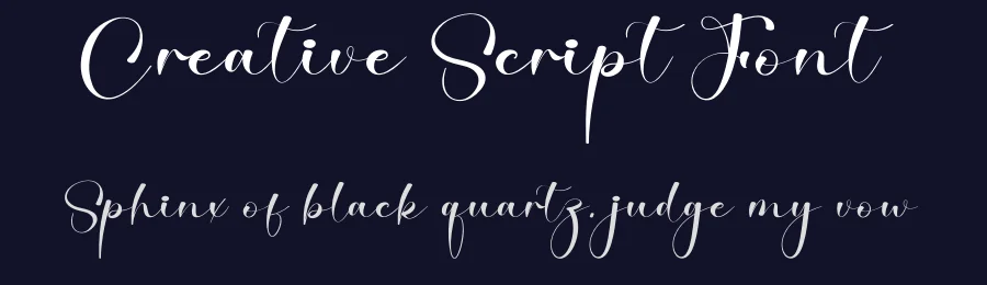Creative Script Font by creativeletter — Script Handwritten Font — thumbnail 2