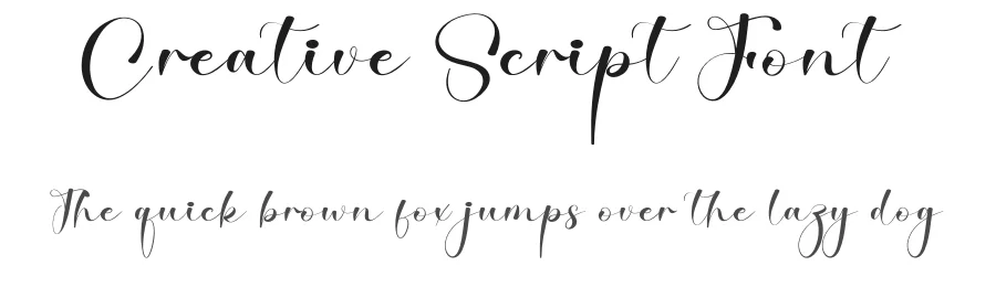 Creative Script Font by creativeletter — Script Handwritten Font