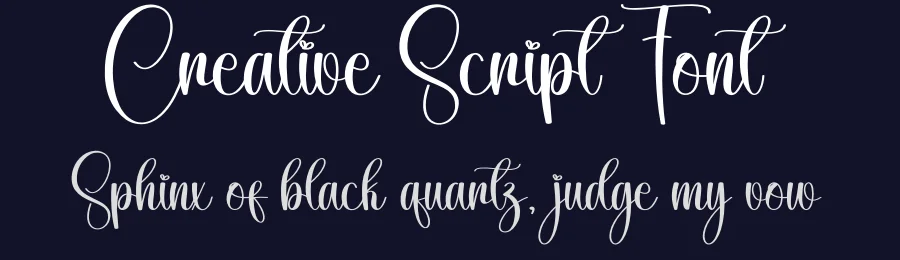 Creative Script Font by creativeletter — Script Handwritten Font — thumbnail 2