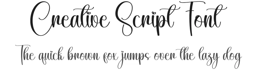 Creative Script Font by creativeletter — Script Handwritten Font